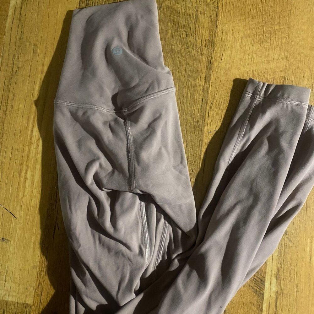 dusty pink LULULEMON LEGGINGS